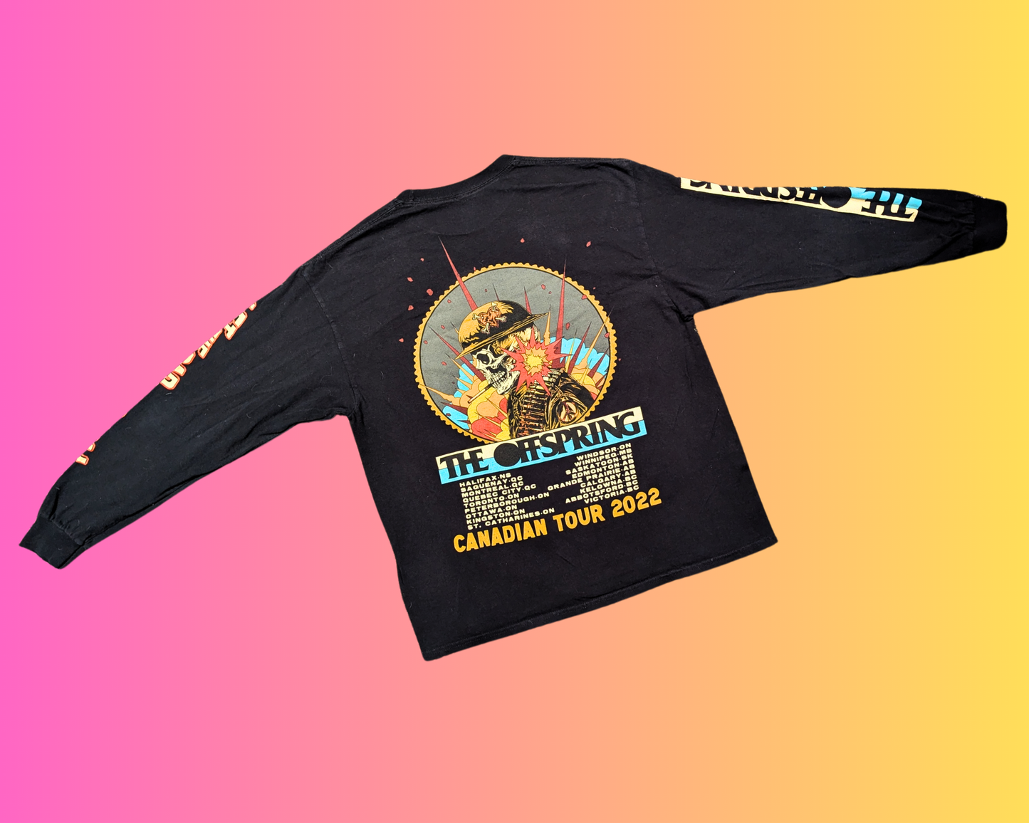 Y2K The Offspring 2022 Tour Long Sleeve Shirt Size XL
