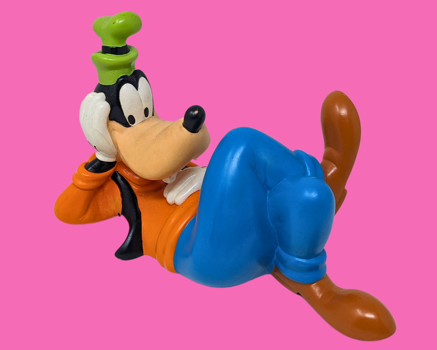 Vintage 1990's Goofy Plastic Piggy Bank