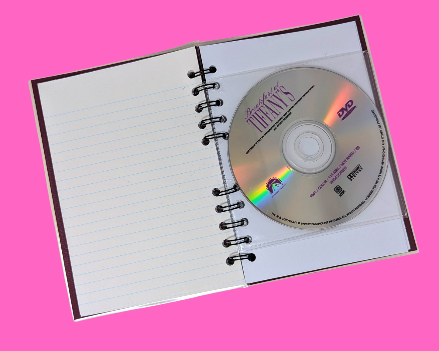 Carnet de notes du film DVD Breakfast at Tiffany's
