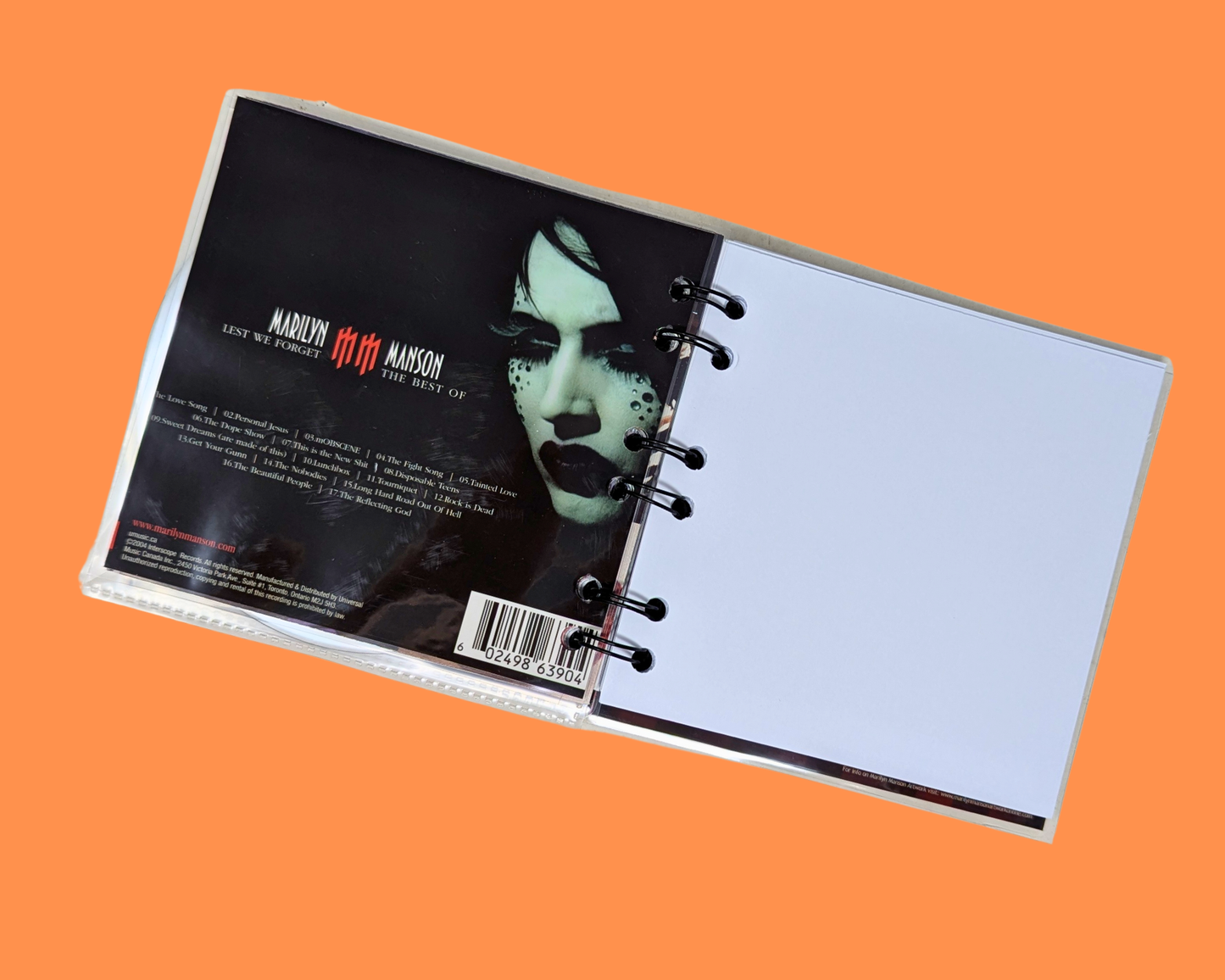 Marilyn Manson, N'oublions pas le meilleur du carnet CD