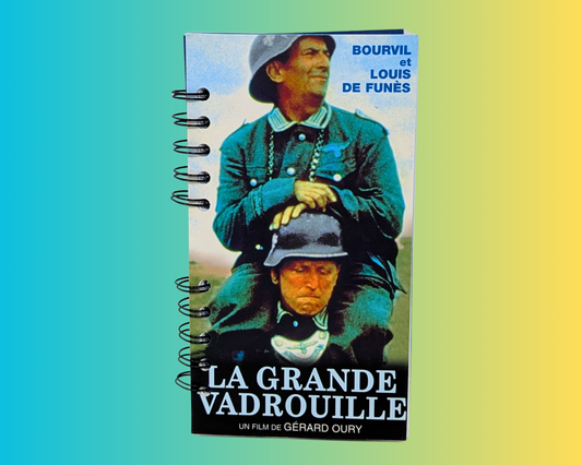 La Grande Vadrouille VHS Movie Notebook