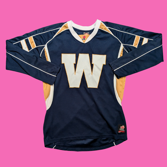 Winnipeg Blue Bombers Canadian Football League CLF Jersey Size S
