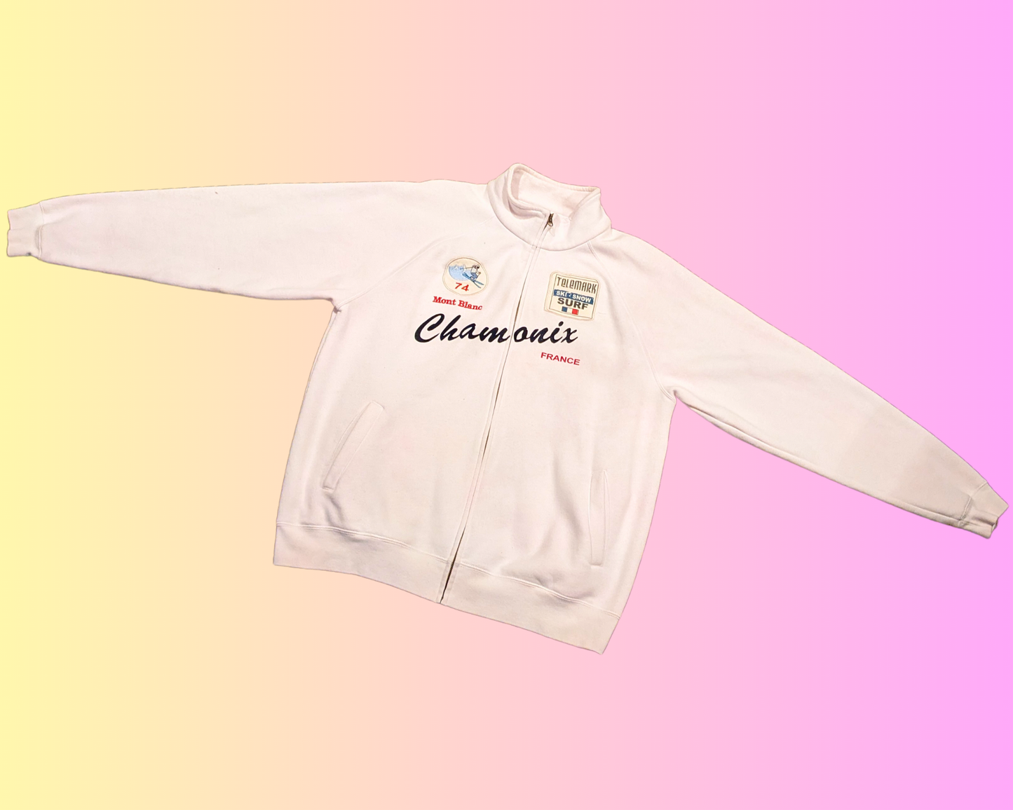 Vintage 1990's Mont Blanc Chamonix France Crewneck Size XL
