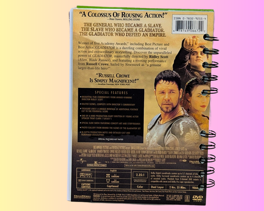 Gladiator DVD Movie Notebook