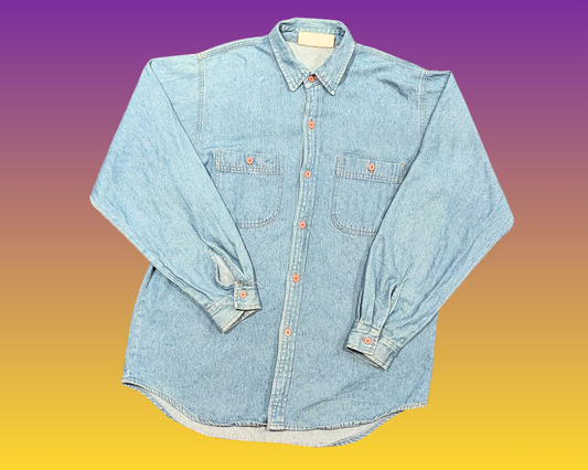Veste/chemise en jean Depeche Mode 2023 Tour, fabriquée à la main et recyclée, taille M