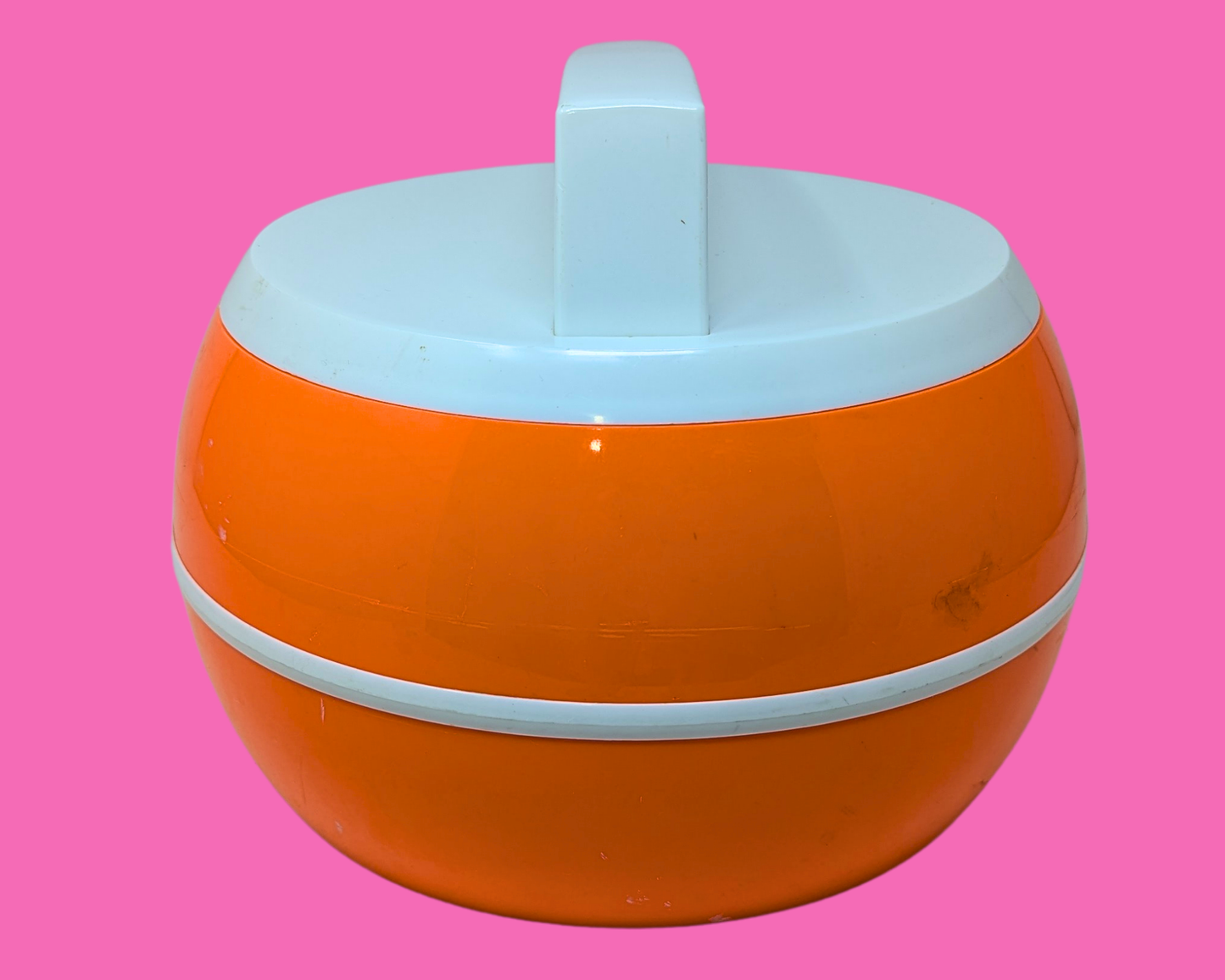 Vintage 1970's Curling Stone Ice Bucket