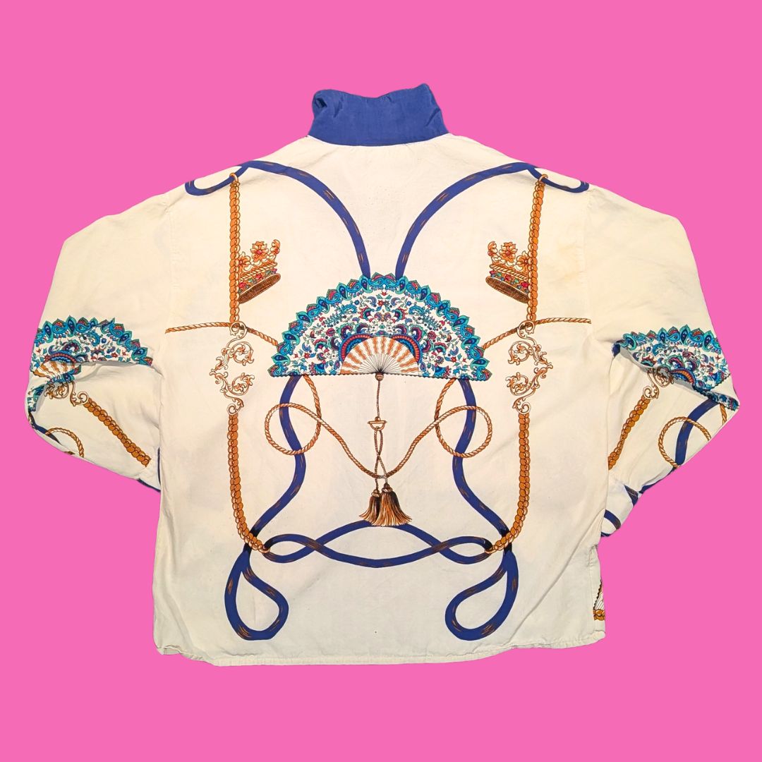 Vintage 1980's Cottonade Paris Blouse Size S