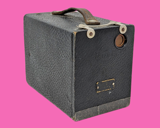 Vintage 1930's Old Antique No. 3 Brownie Box Camera Black Color