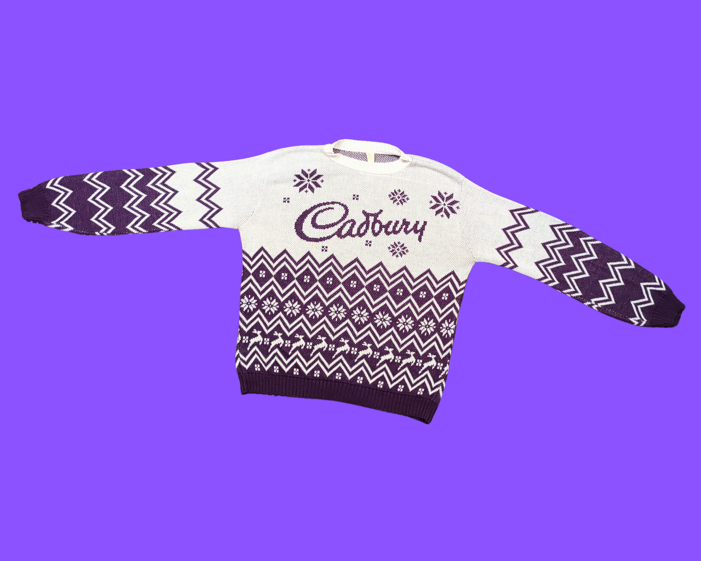 Y2K Cadbury Chocolates Knit Sweater Size L