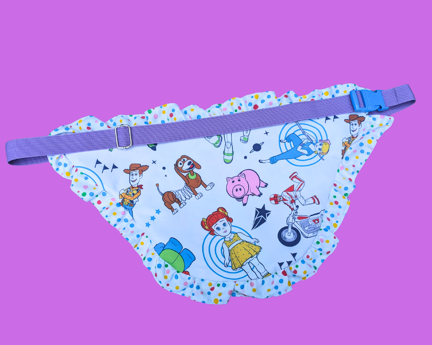 Handmade, Upcycled Walt Disney, Pixar Toy Story Bedsheet Fanny Pack