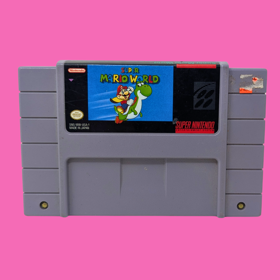 Original Vintage Super Mario World Game (Never Tested)
