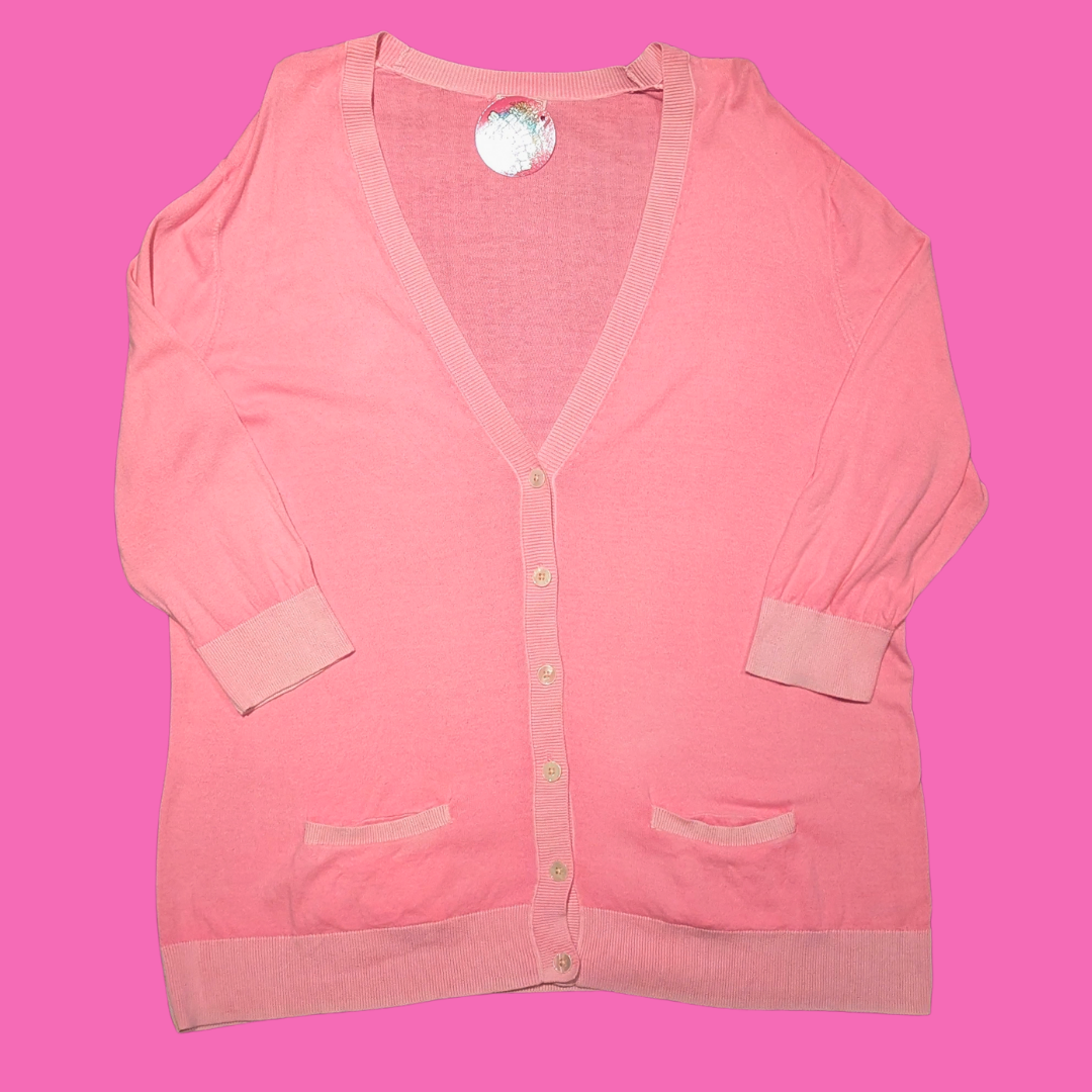 GAP Pink Cardigan Size XL