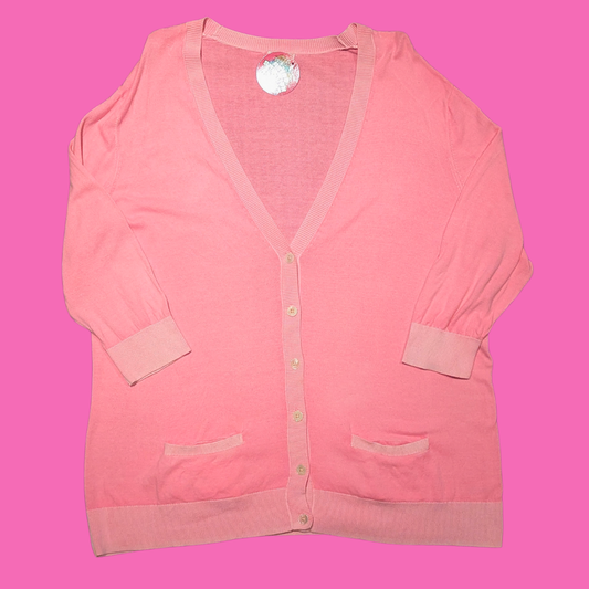 GAP Pink Cardigan Size XL