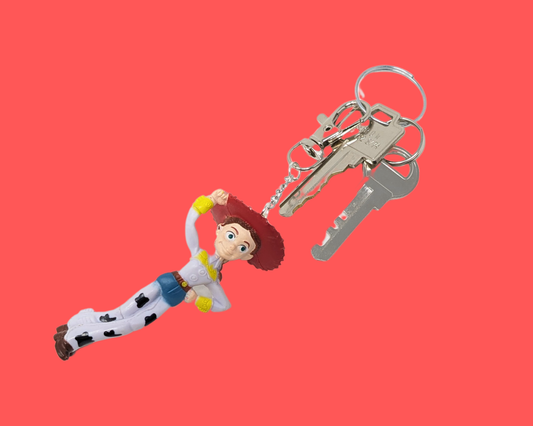 Porte-clés Toy Story Jessie fait main et recyclé