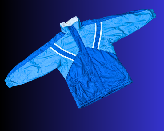 Veste officielle Altîtude bleu électrique vintage des années 1990 pour homme, taille L