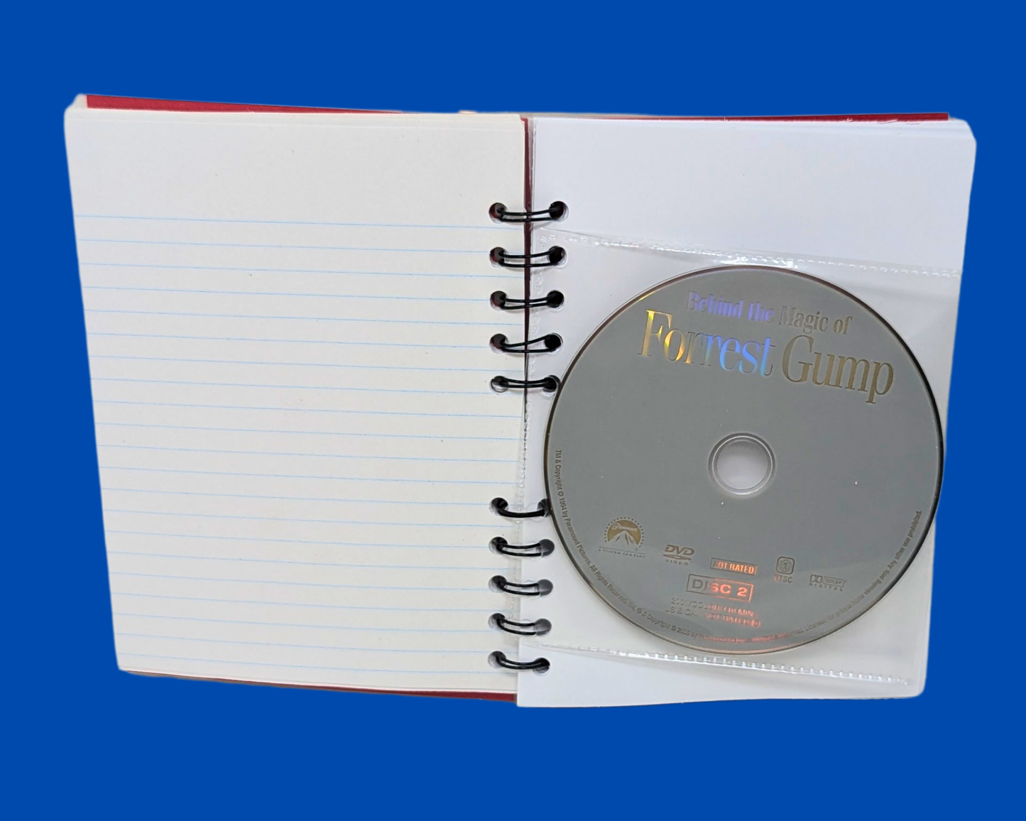 Carnet de notes du film DVD Forrest Gump