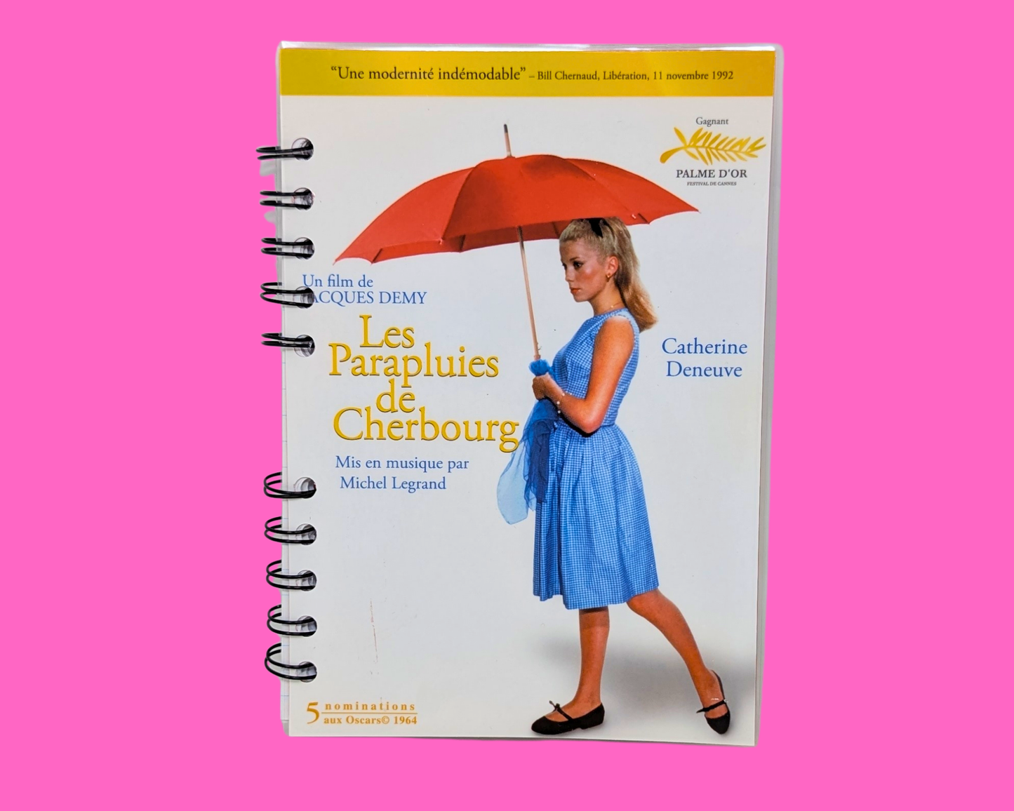Carnet de film DVD Les Parapluies de Cherbourg