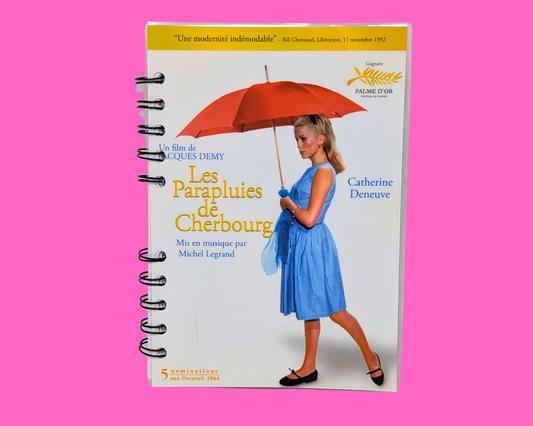 Carnet de film DVD Les Parapluies de Cherbourg