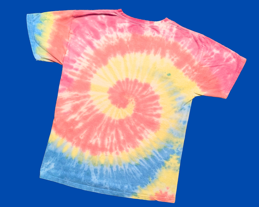 T-shirt Led Zeppelin des années 2000, tie-dye, taille L