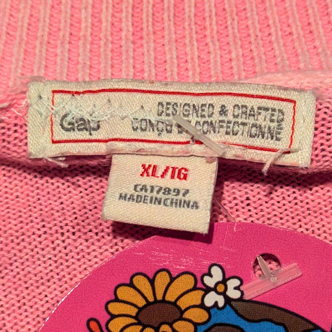 GAP Pink Cardigan Size XL