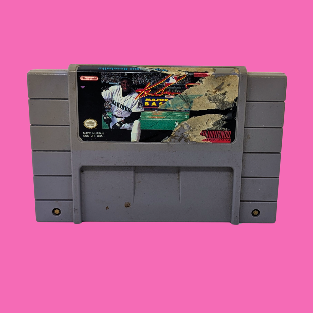 Nintendo Game Ken Griffey Jr. Presents Major League Baseball Super Nintendo Entertainment System (SNES) (Not tested)