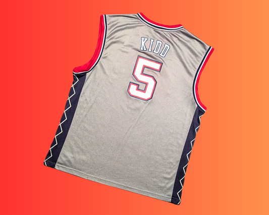 Maillot NBA Kidd des Brooklyn Nets du New Jersey des années 2000, taille XL