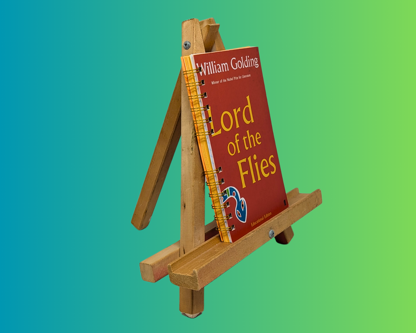 Handmade and Upcycled Lord of the Flies Novel by William Golding Notebook