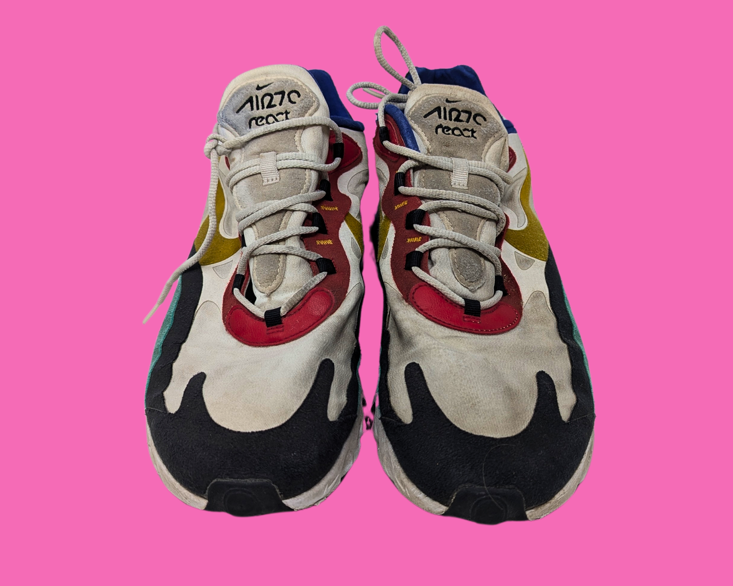 Y2K Nike Air Max 270 React Sneakers Size US 11.5