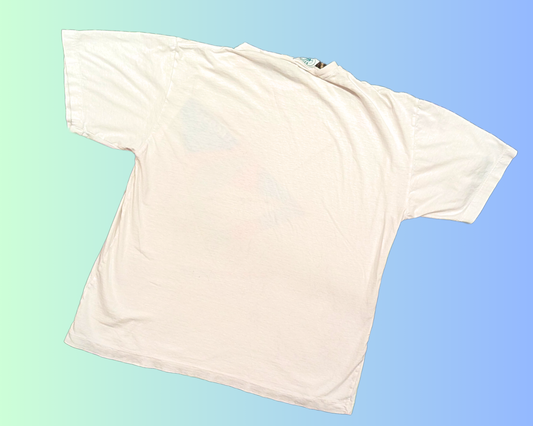 T-shirt Lacoste vintage des années 1990, planche à voile, taille M