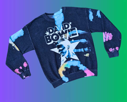 Pull ras du cou officiel David Bowie Y2K, taille S