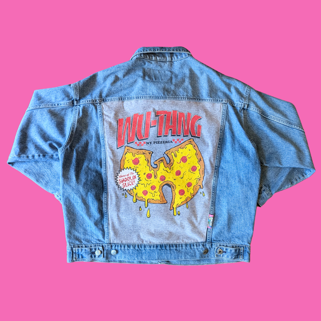 Wu-Tang Upcycled Denim Jacket Size M for Women