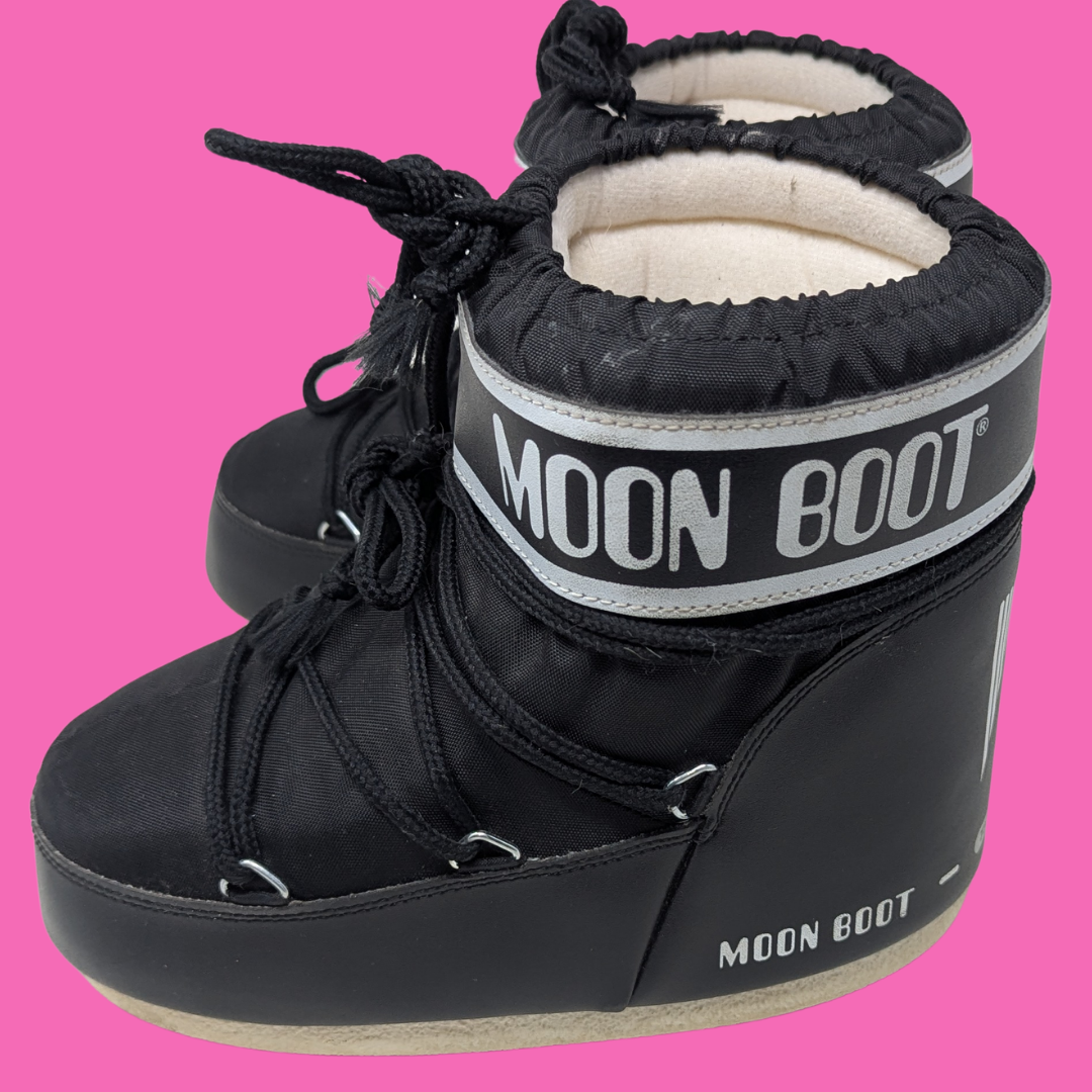 Genuine Black Moon Boots Size US Women 4.5-6