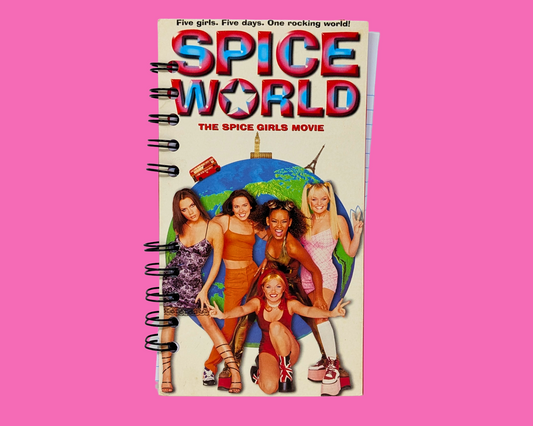 Spice World VHS Movie Notebook