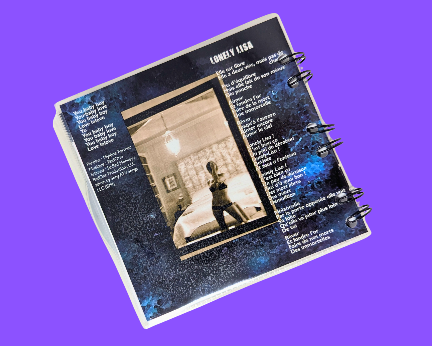 Mylène Farmer, Carnet CD Bleu Noir