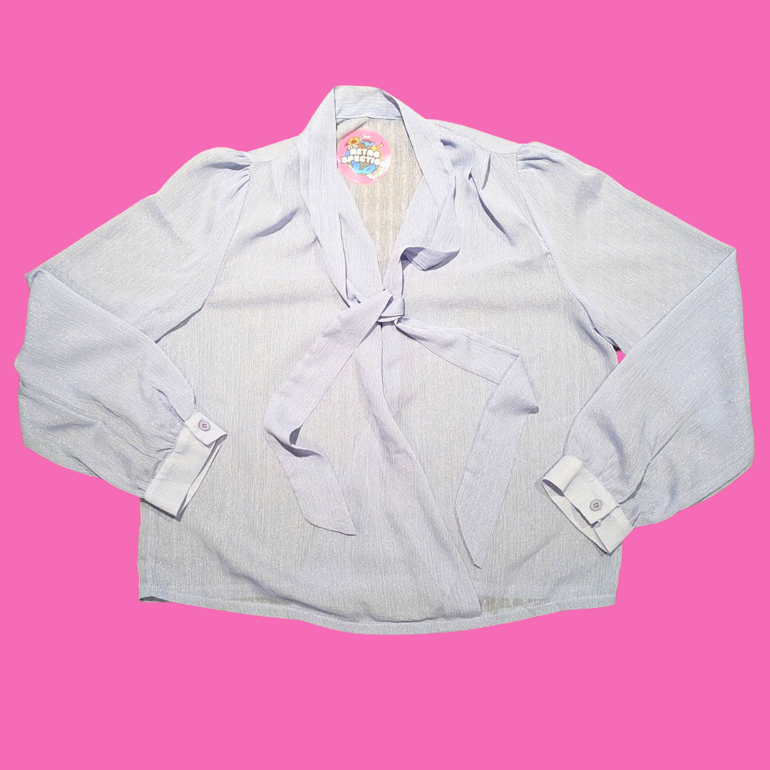 Dazy Light Purple Sparkling Blouse Size L