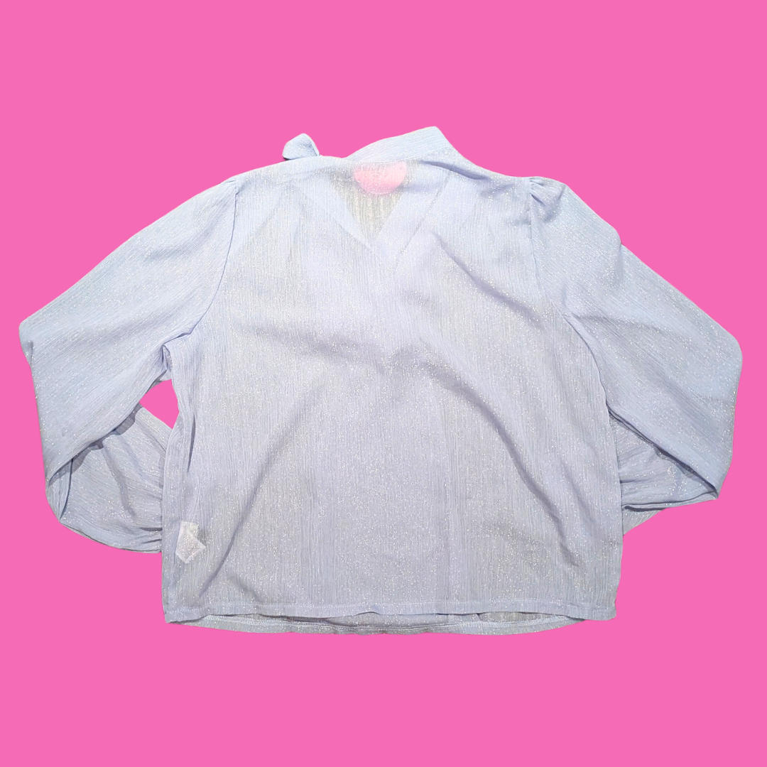 Dazy Light Purple Sparkling Blouse Size L