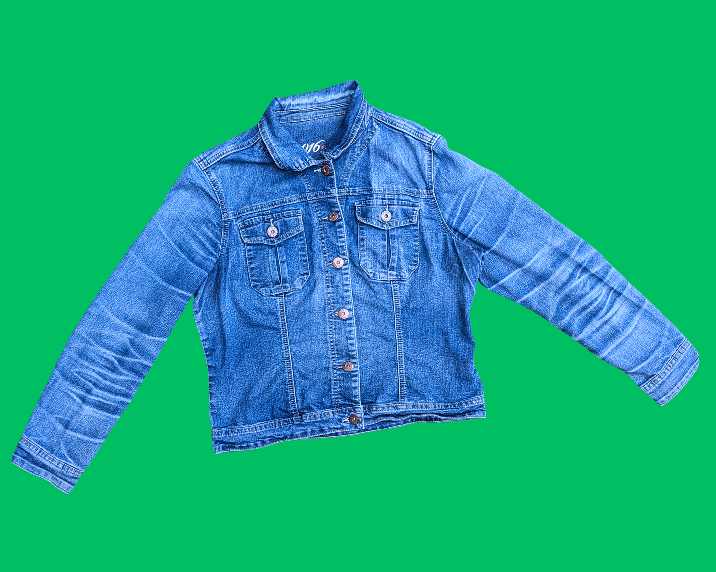 Veste de hockey Bob l'éponge faite à la main et recyclée, taille L