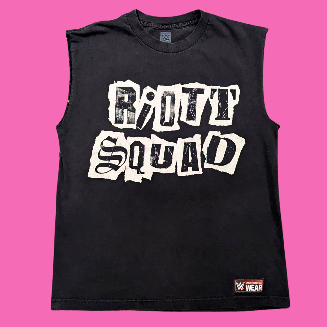 Débardeur noir taille M Riott Squad, WWE Authentic Wear