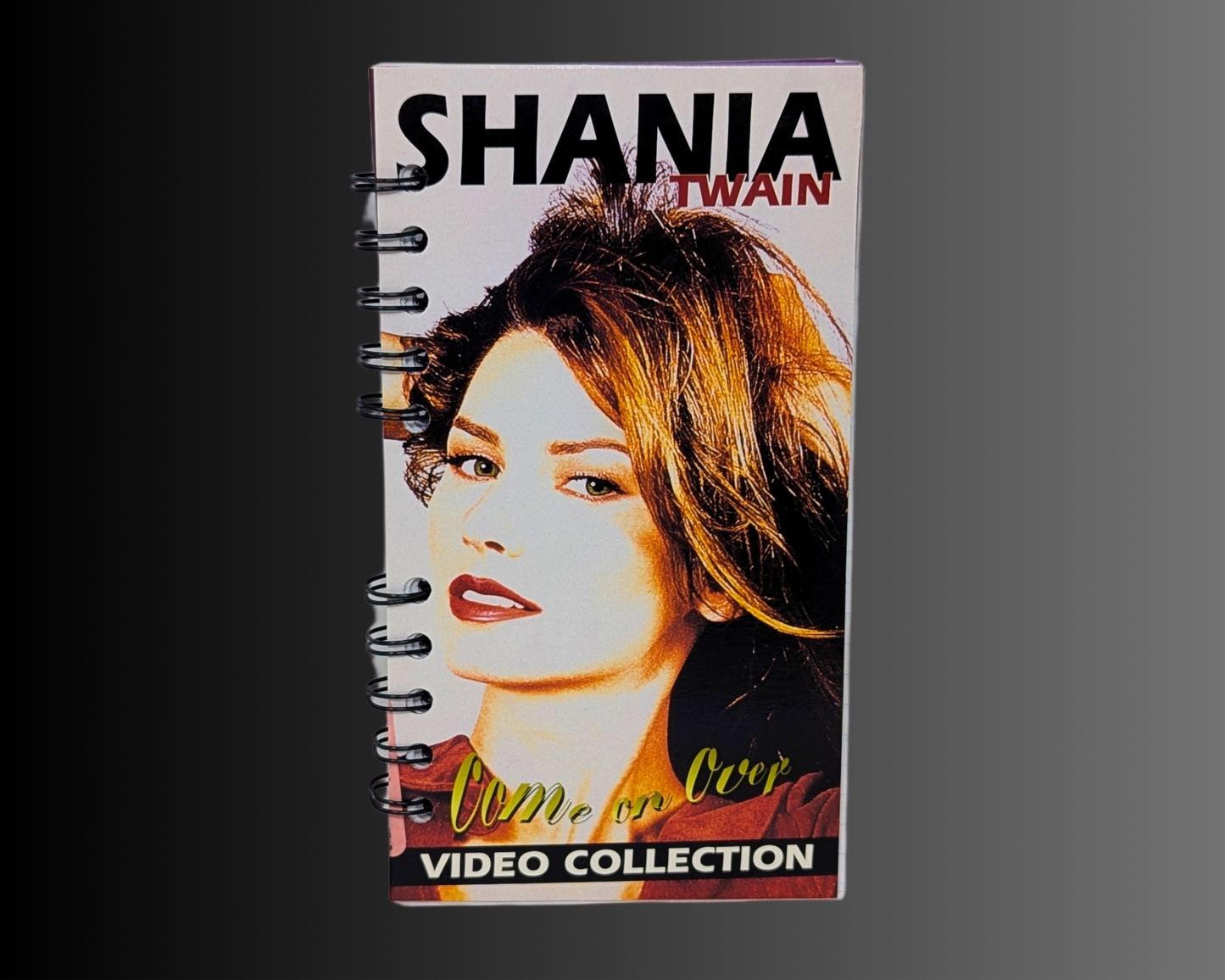 Shania Twain, Come on Over VHS Movie Notebook