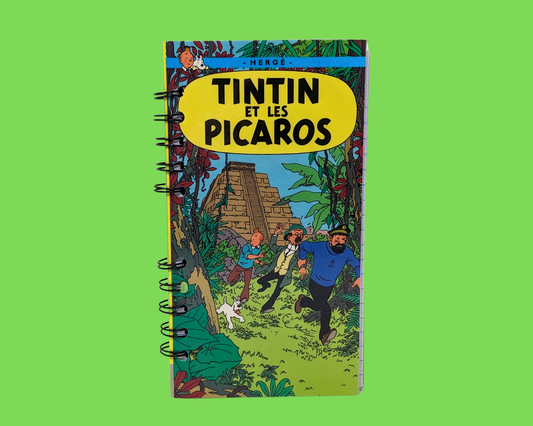 Tintin et les Picaros VHS Movie Notebook