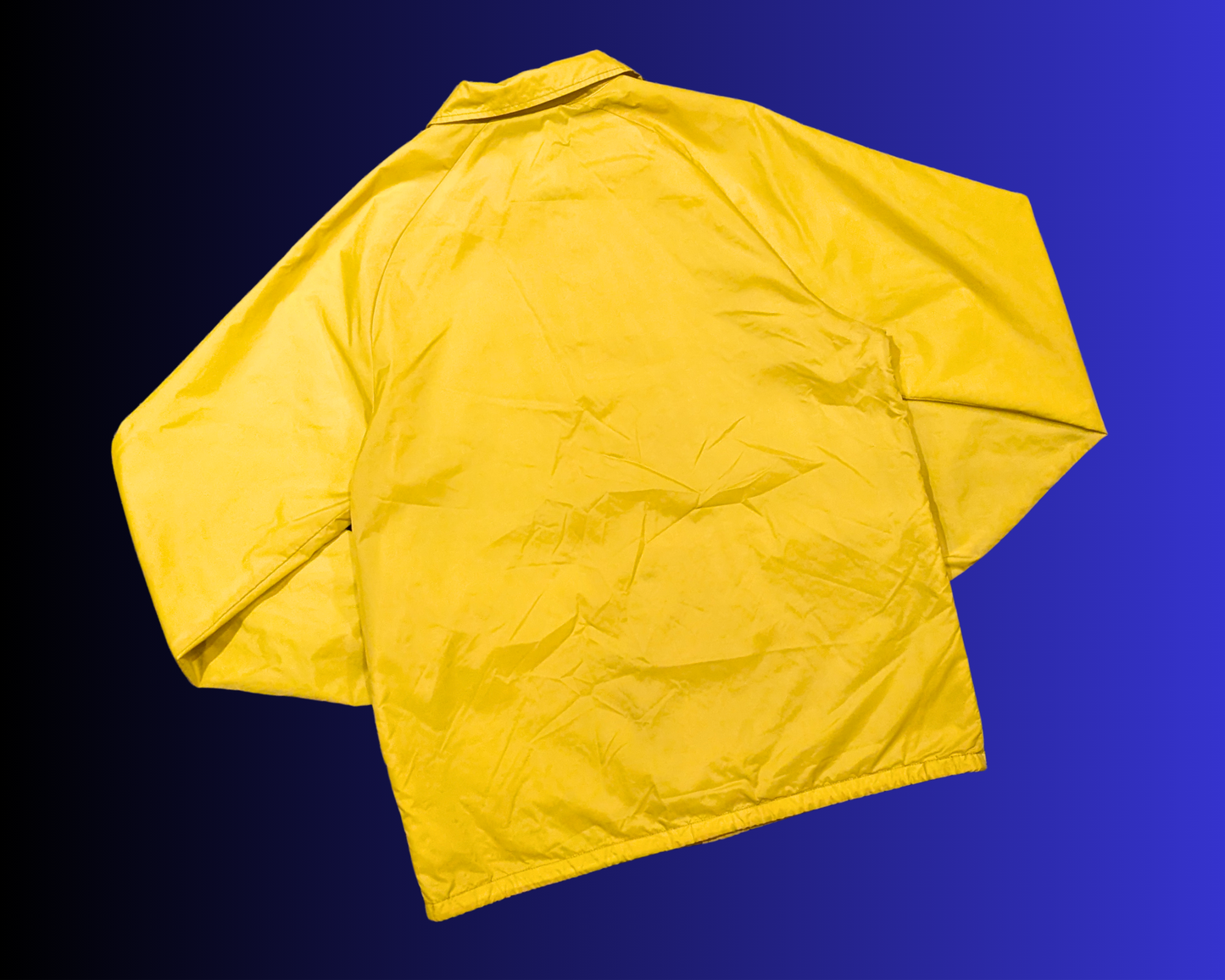 Y2K Yellow Vans Windbreaker Jacket Size L