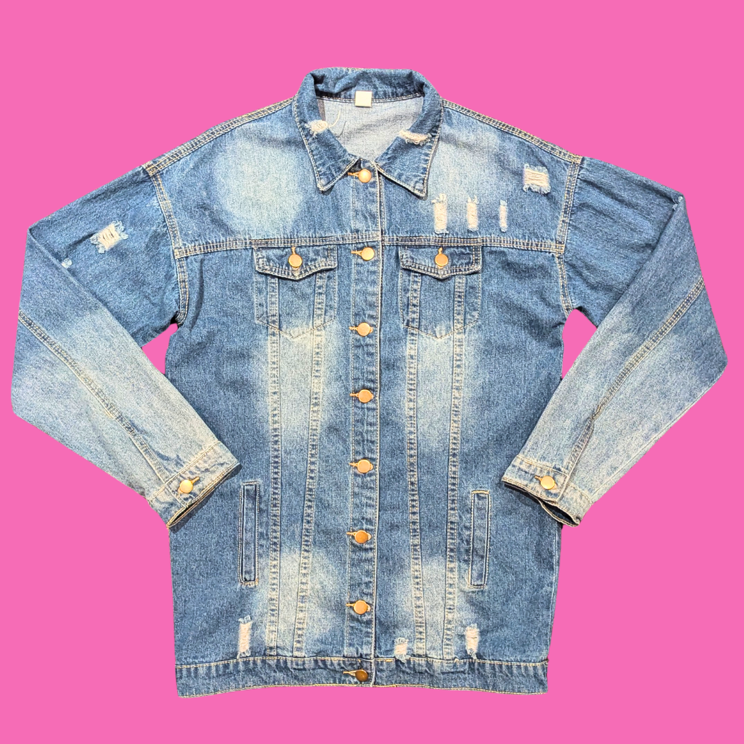 T-shirt Nirvana, MTV Unplugged, veste en jean taille L pour femme