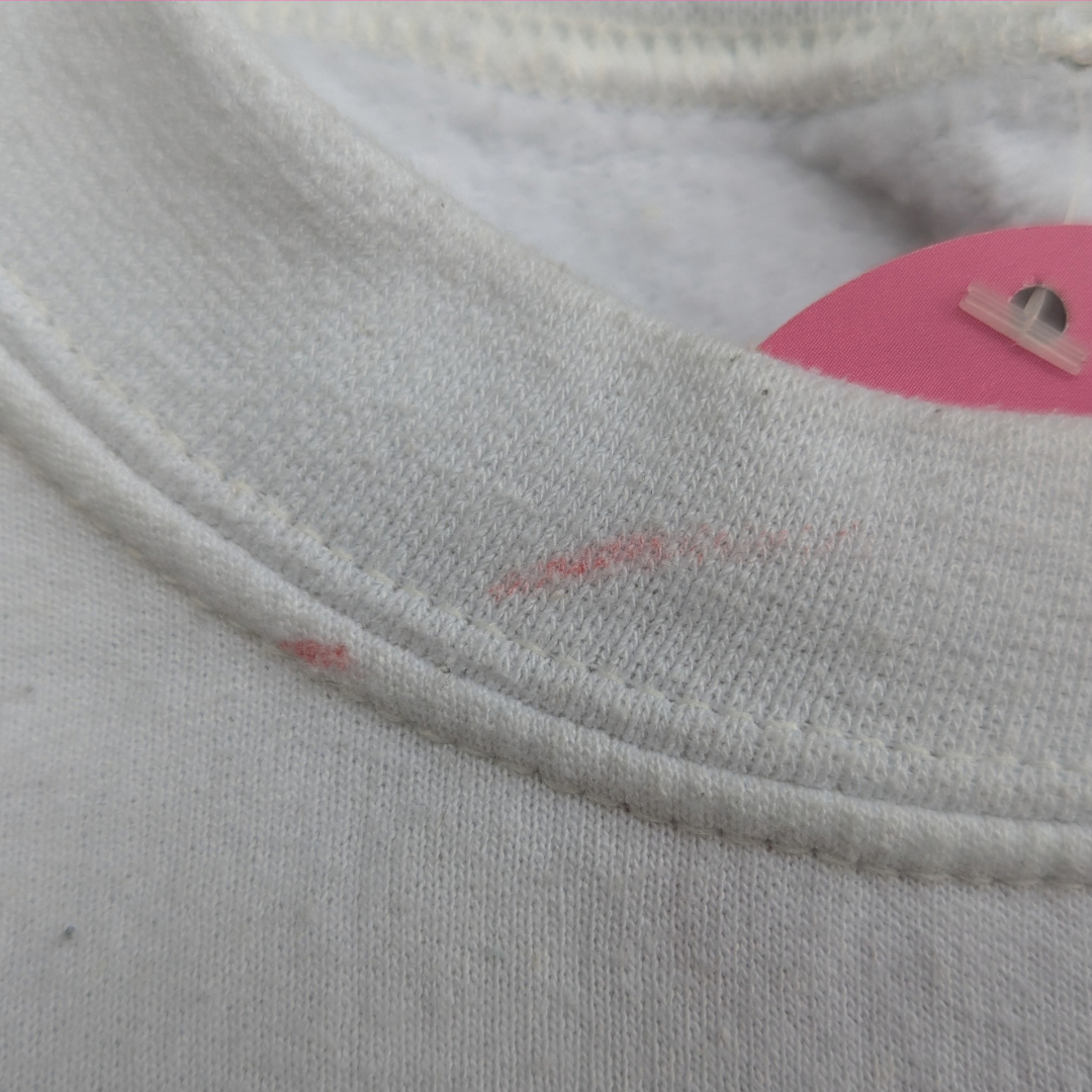 Whitney Houston White Crewneck Size S