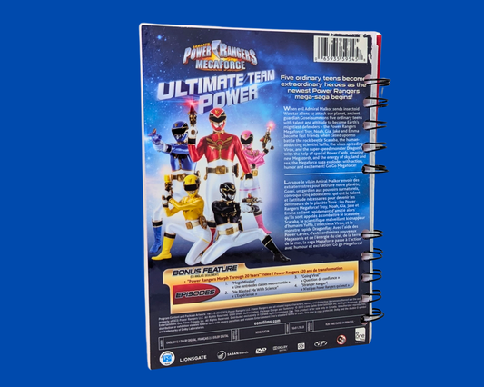 Carnet de notes du film DVD Power Rangers MegaForce, Ultimate Team Power