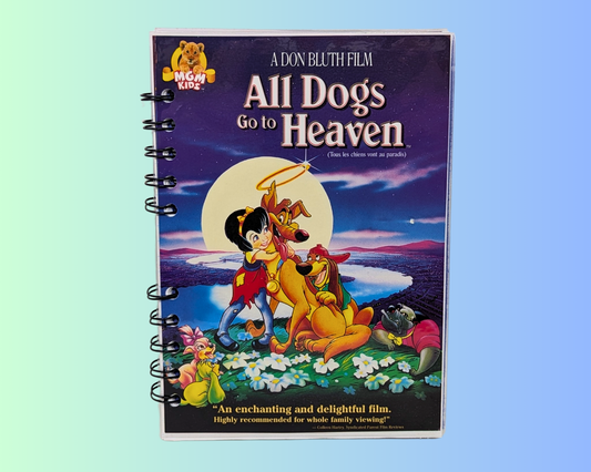 All Dogs Go to Heaven DVD Movie Notebook