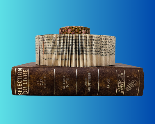 Handmade and Upcycled Book Folding Art Sculpture