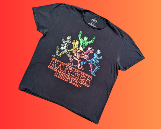 Y2K Power Rangers T-Shirt Size XL