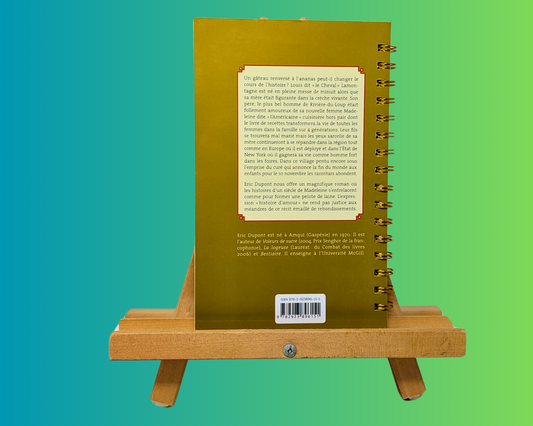 Handmade and Upcycled La Fiancée Américaine Novel by Eric Dupont Notebook