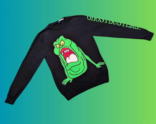 Pull Ghostbusters en tricot Y2K, taille M