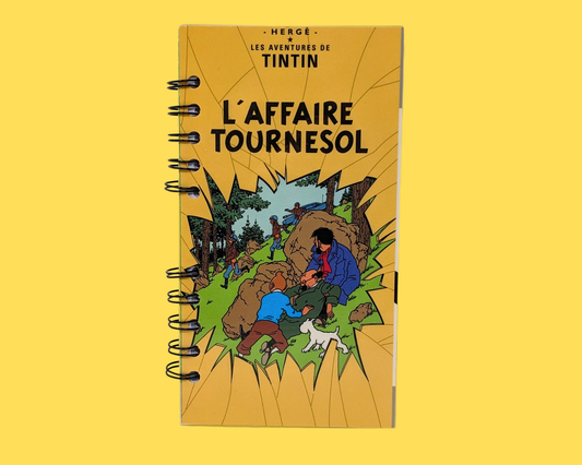 Tintin L'Affaire Tournesol VHS Movie Notebook